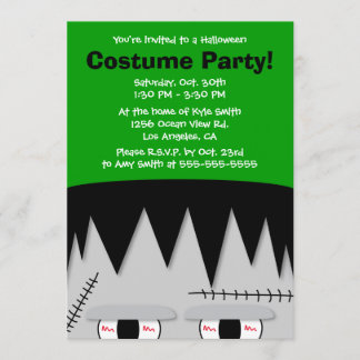 Convite para Festa de Halloween para Crianças de F