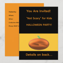 Convite para Festa de HALLOWEEN para Crianças "Sem