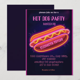 Convite para Festa de Hot Dog – Celebração Diverti