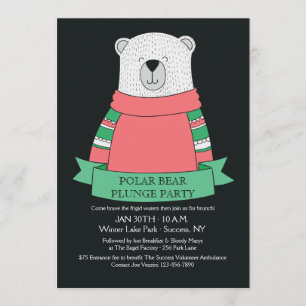 Convite para Festa de Imersão do Urso Polar