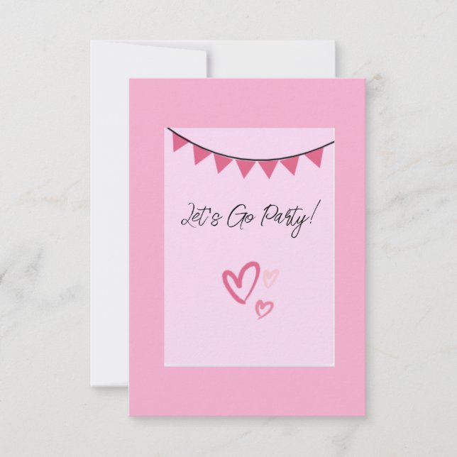 Convite para Festa de Ir de vamos (Frente)