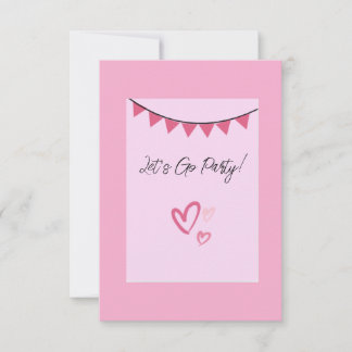 Convite para Festa de Ir de vamos