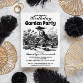 Convite para Festa de Jardim Encantado dos Jardins