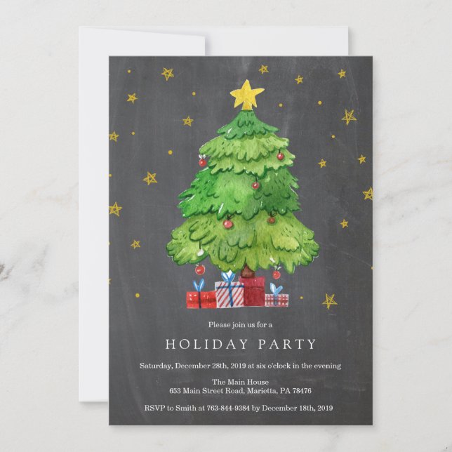 Convite para Festa de Natal (Frente)