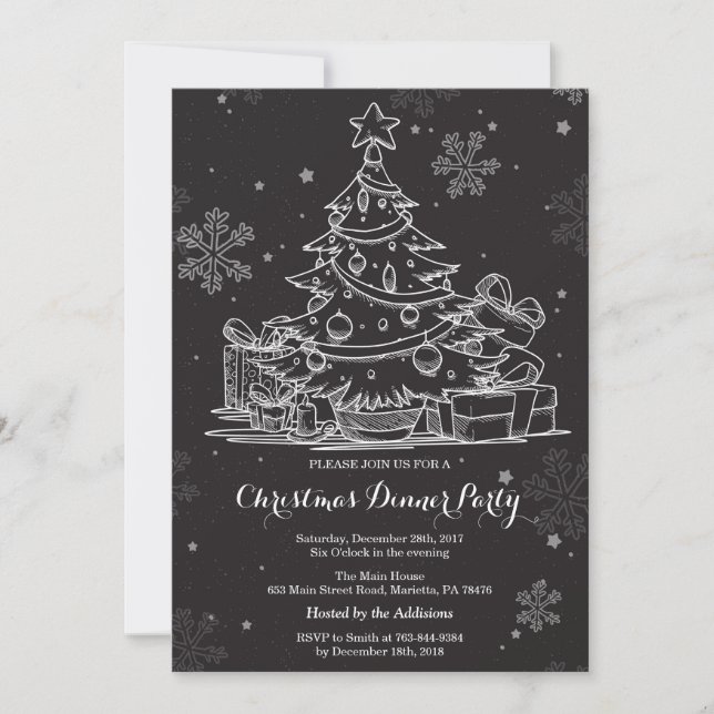 Convite para Festa de Natal (Frente)