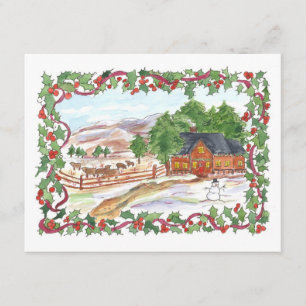 Convite para Festa de Natal Casa de Campo Vitorian