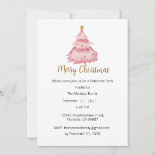 Convite para Festa de Natal, Convite de Natal