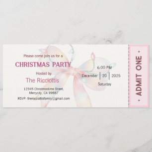 Convite para Festa de Natal, Convite de Natal