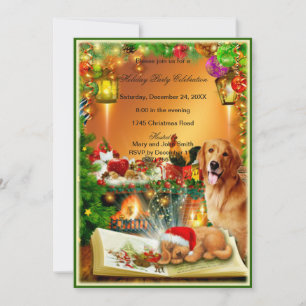 Convite para Festa de Natal da Cachorrinha do Papa
