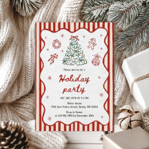 Convite para Festa de Natal da Red Stripe