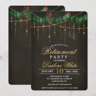 Convite para Festa de Natal de Inverno de Aposenta