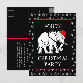 Convite para Festa de Natal do Elefante Branco