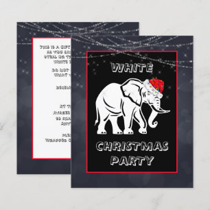Convite para Festa de Natal do Elefante Branco