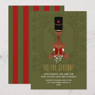 Convite para Festa de Natal do Gift Nutcracker