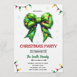 Convite para Festa de Natal do Grinchmas