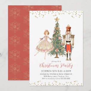 Convite para Festa de Natal do Quebra-Nozes
