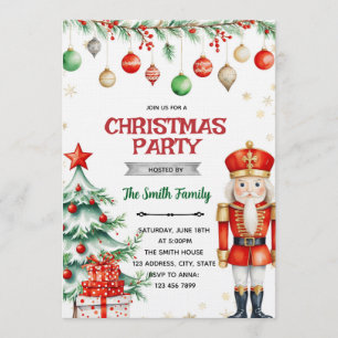 Convite para Festa de Natal do Quebra-Nozes