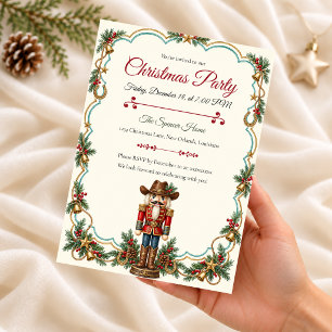 Convite para Festa de Natal do Quebra-Nozes Wester