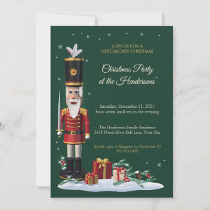 Convite para Festa de Natal do Soldado Quebra-Noze