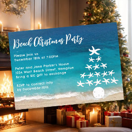 Convite para Festa de Natal na Praia da Árvore de