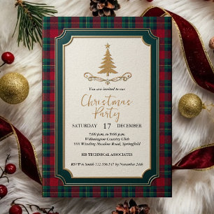 Convite para Festa de Natal   Natal Elegante em Do