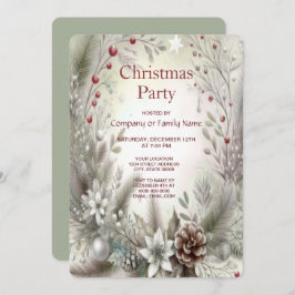 Convite para Festa de Natal no Férias de inverno