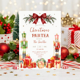 Convite para Festa de Natal   Soldados Quebra-Noze