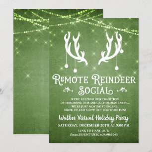Convite para Festa de Natal Virtual