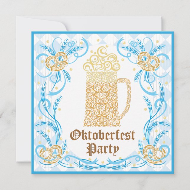 Convite para Festa de Oktoberfest (Frente)