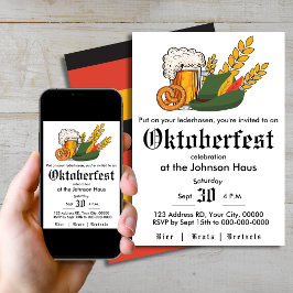 Convite para Festa de Oktoberfest