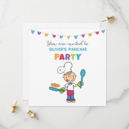 Convite para Festa de Panqueca