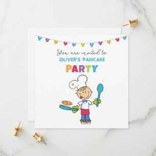 Convite para Festa de Panqueca