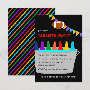 Convite para Festa de Pré-Jogo de Futebol