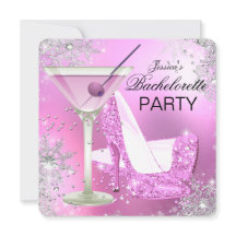 Convite para Festa de solteira de Calçados de alto