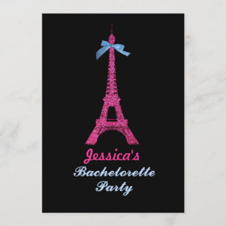 Convite para Festa de solteira em Torre Eiffel, Pa