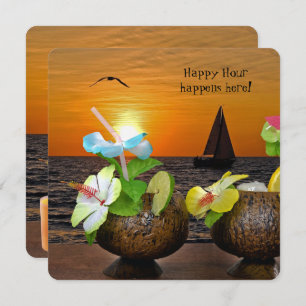 Convite para Festa de Summer Beach