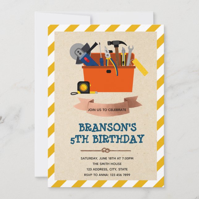 Convite para festa de teatro bonito de mão (Frente)