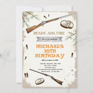 Convite para festa de tiro