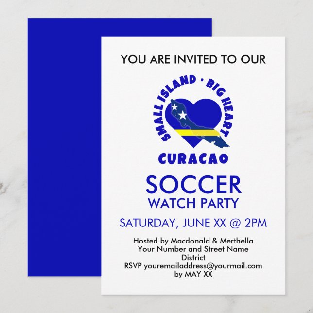 Convite para Festa de VISUALIZAÇÃO de FUTEBOL em C (Frente/Verso)