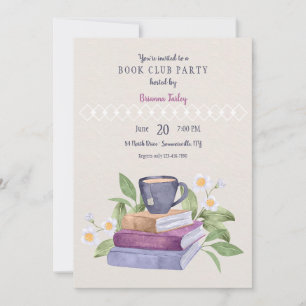 Convite para Festa do Clube do Livro