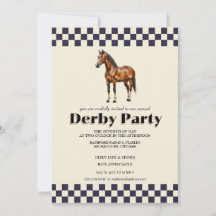 Convite para Festa do Derby de Kentucky - Cavalo V