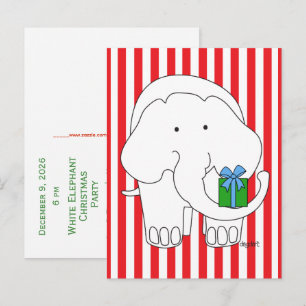 Convite para Festa do Elefante Branco