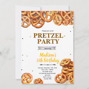 Convite para Festa do Pretzel 