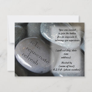 convite para festa do Spa Rocks