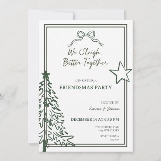 Convite para Festa Friendsmas