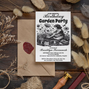 Convite para Festa no Jardim da Mão Gentil dos Jar