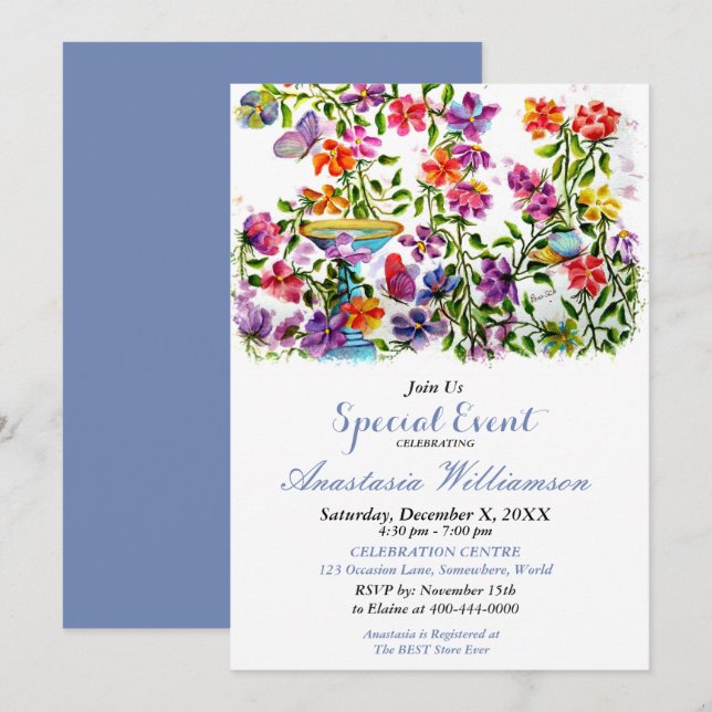 CONVITE PARA FESTA NO QUINTAL (Frente/Verso)