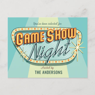 Convite para Festa Noturna de Programa de Auditóri