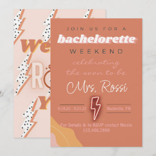 Convite para festa Rock & Roll Bach