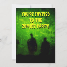 Convite para Festa Tema Zumbi